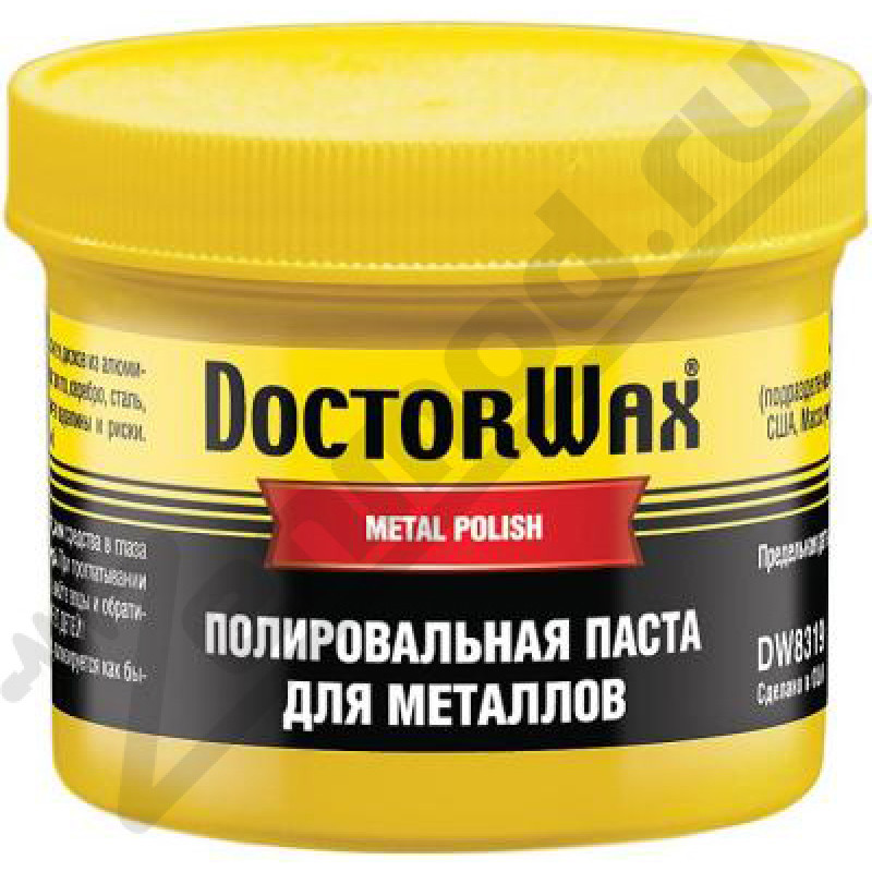 Полировальная паста для металлов DoctorWax DW8319 150мл Фото и внешний вид — Полировальная паста для металлов DoctorWax DW8319 150мл