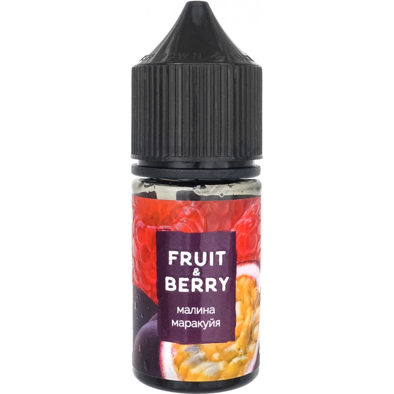 Фото и внешний вид — Fruit & Berry SALT - Малина и маракуйя 30мл