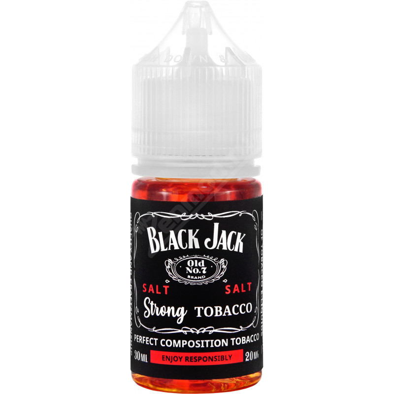 Фото и внешний вид — Black Jack SALT - Strong Tobacco 30мл
