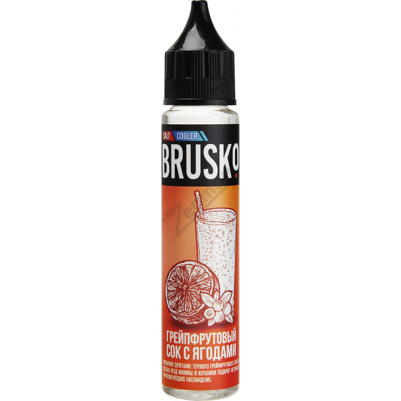 Фото и внешний вид — Brusko SALT - Грейпфрутовый сок с ягодами 30мл