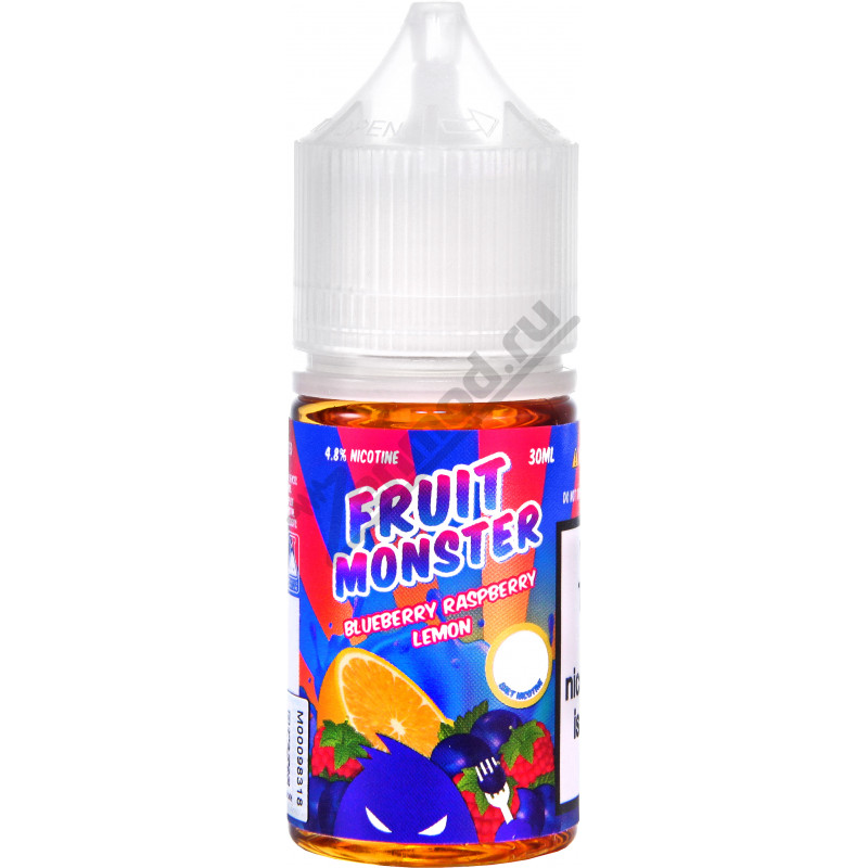 Фото и внешний вид — Fruit Monster SALT - Blueberry Raspberry Lemon 30мл
