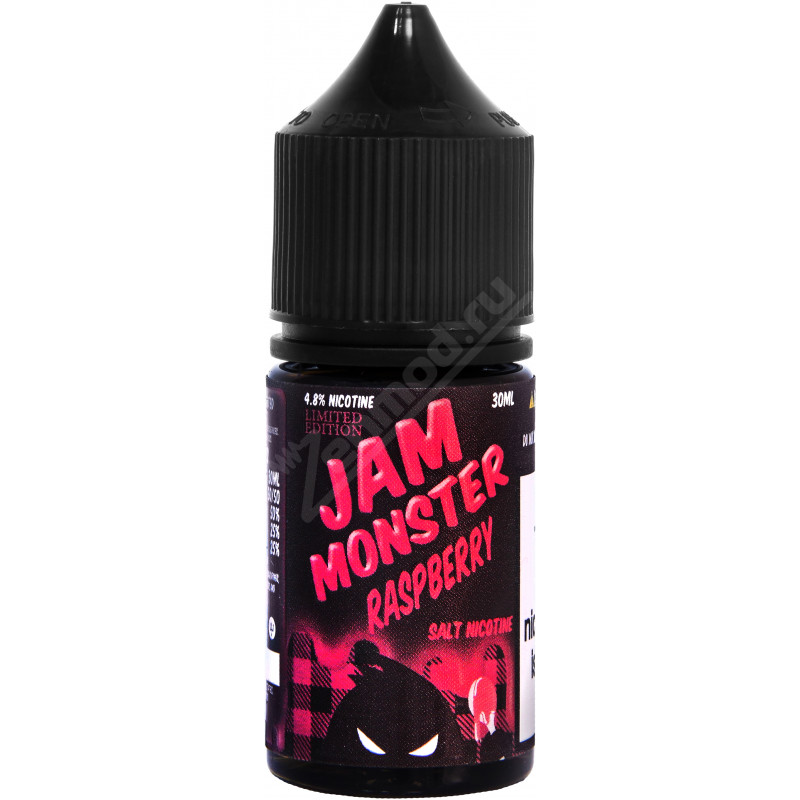 Фото и внешний вид — Jam Monster SALT - Raspberry 30мл