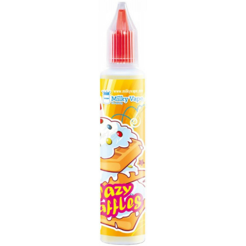 Фото и внешний вид — MilkyVape - Crazy waffles 30мл