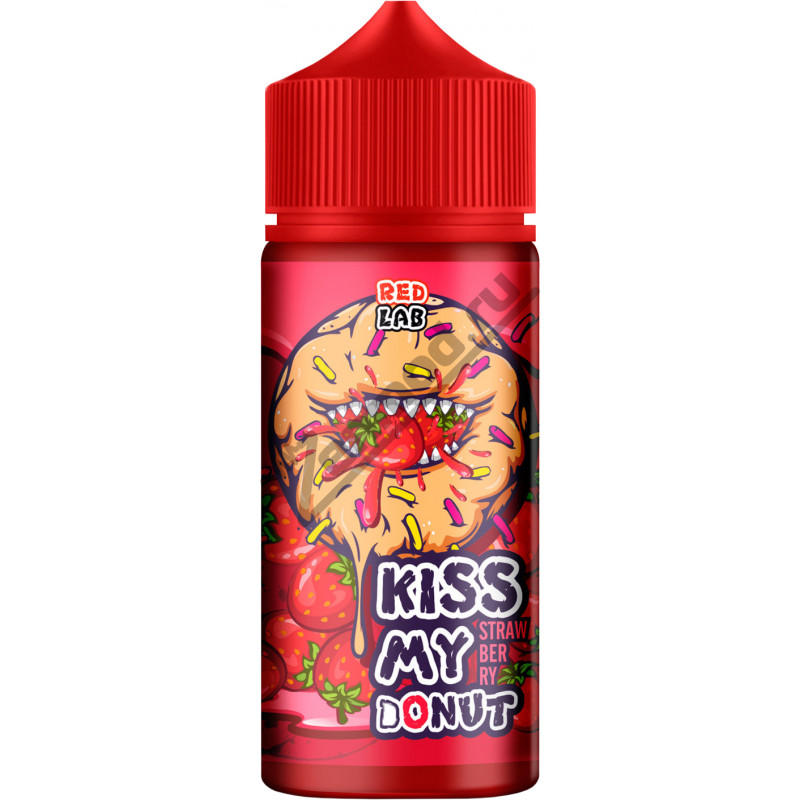 Фото и внешний вид — RedLab KISS MY DONUTS - Strawberry 100мл