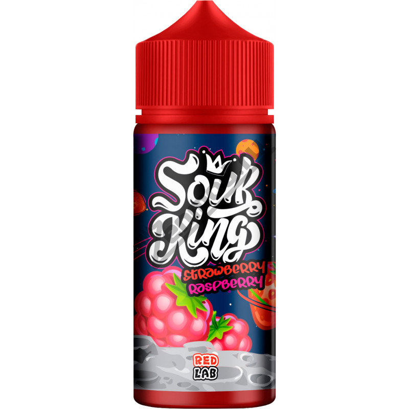Фото и внешний вид — RedLab SOUR KING - Strawberry Raspberry 100мл