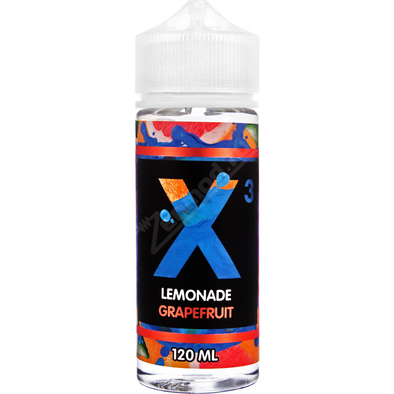 Фото и внешний вид — X-3 Lemonade - Grapefruit 120мл