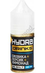 HYDRA DRINKS SALT - Ежевика Персик Лимонад 30мл