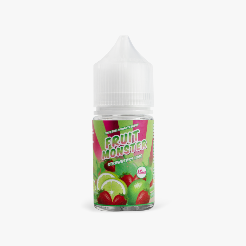 Фото и внешний вид — Fruit Monster - Клубника Лайм 15мл